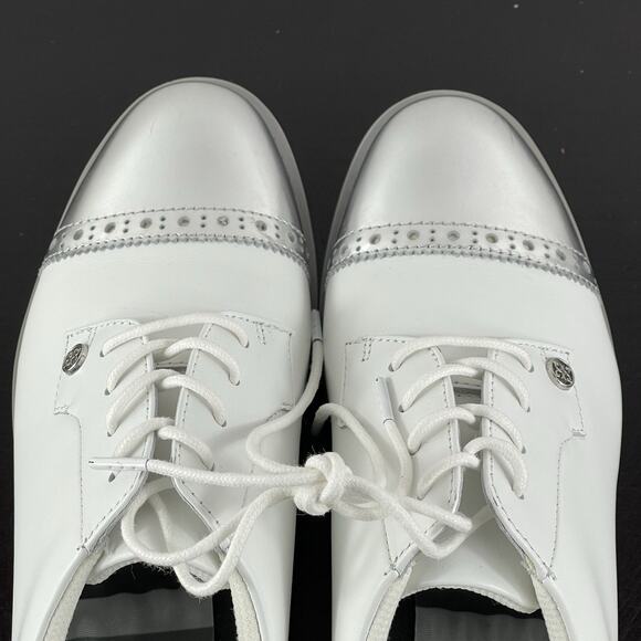G/Fore Gallivanter Cap Toe Golf Shoes Womens Size 7.5 Snow G4LC20EF04 - Picture 10 of 15